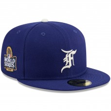 Бейсболка Los Angeles Dodgers New Era x Fear of God Royal 2024 World Series 59FIFTY