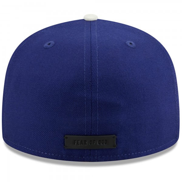 Бейсболка Los Angeles Dodgers New Era x Fear of God Royal 2024 World Series 59FIFTY