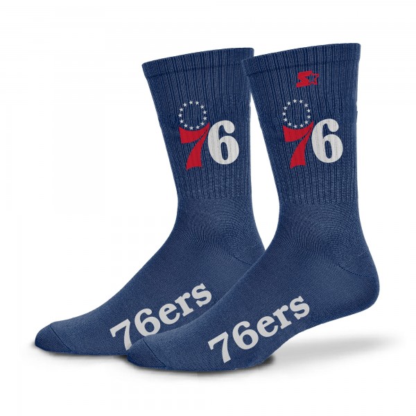 Unisex Philadelphia 76ers Starter Royal Satin Crew Socks