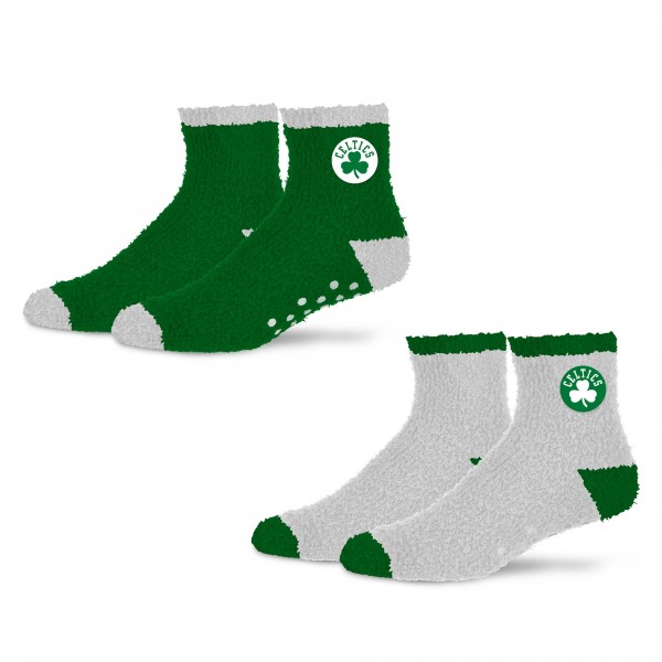 Женская Boston Celtics Starter Kelly Green/White Home and Away Cozy Socks 2 Pack