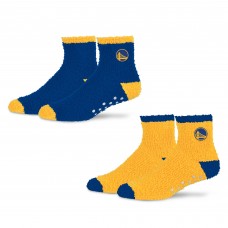 Женская Golden State Warriors Starter Royal/Gold Home and Away Cozy Socks 2 Pack