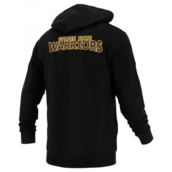 Толстовка Unisex Golden State Warriors FISLL Black Logoman Shadow Collection