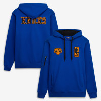 Толстовка Unisex New York Knicks FISLL Blue Logoman Shadow Collection