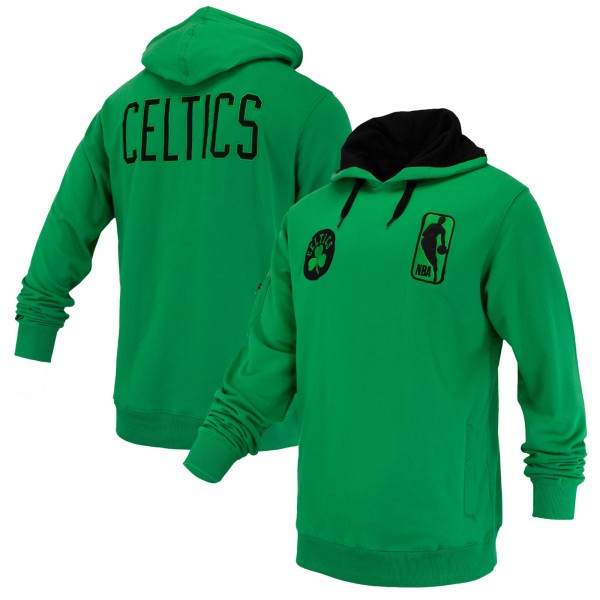 Unisex Boston Celtics FISLL Kelly Green Logoman Shadow Collection Pullover Hoodie