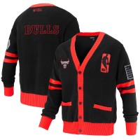 Кардиган Unisex Chicago Bulls FISLL Black Logoman Shadow Collection Full-Button