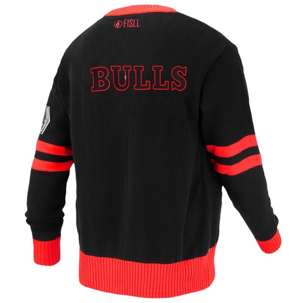 Кардиган Unisex Chicago Bulls FISLL Black Logoman Shadow Collection Full-Button