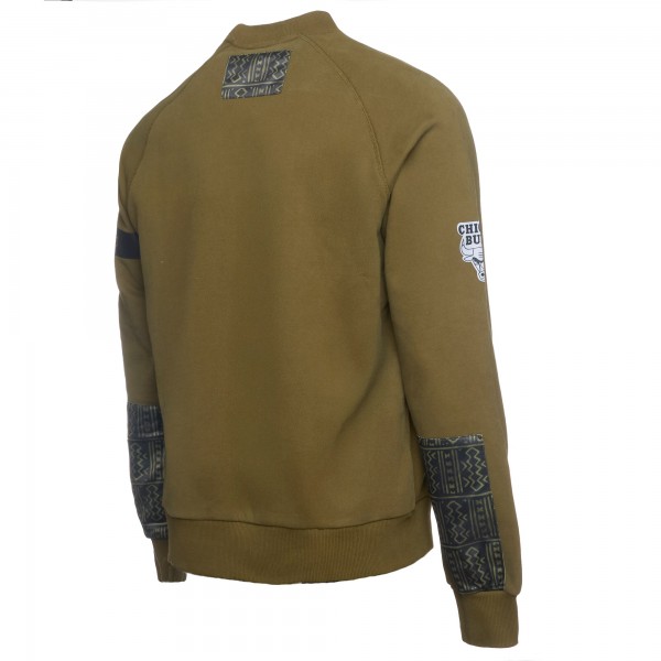 Кофта Chicago Bulls NBA x Two Hype Olive Culture & Hoops Collection Premium
