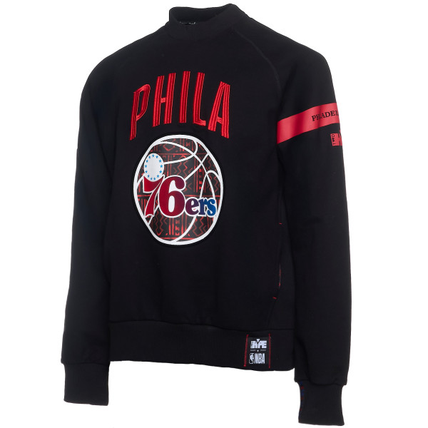 Свитшот Philadelphia 76ers NBA x Two Hype Black Culture & Hoops Collection Premium Pullover