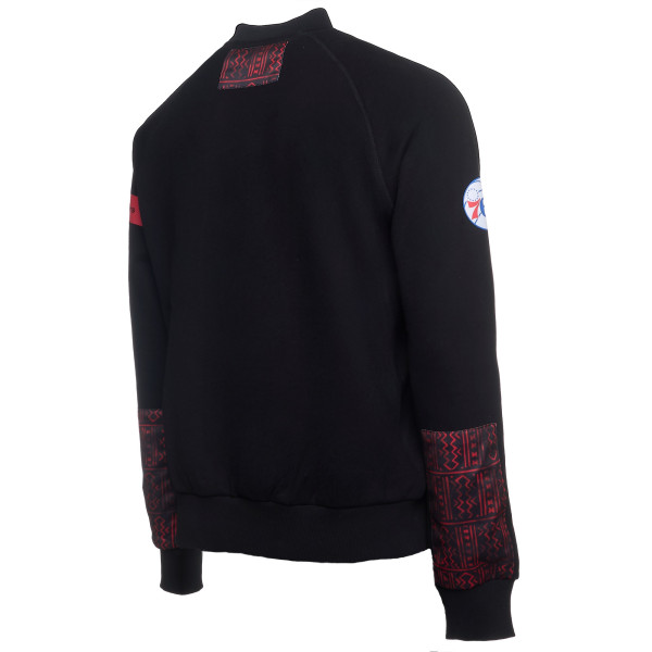 Свитшот Philadelphia 76ers NBA x Two Hype Black Culture & Hoops Collection Premium Pullover