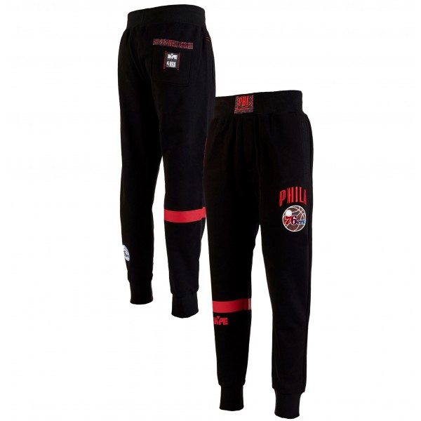 Philadelphia 76ers NBA x Two Hype Black Culture & Hoops Collection Premium Jogger Pants