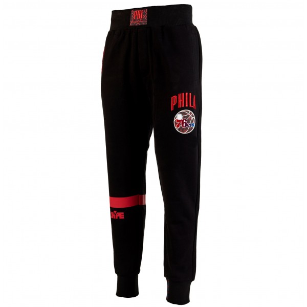 Philadelphia 76ers NBA x Two Hype Black Culture & Hoops Collection Premium Jogger Pants