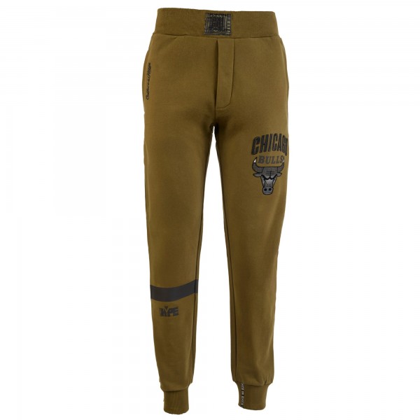 Штаны Chicago Bulls NBA x Two Hype Olive Culture & Hoops Collection Premium