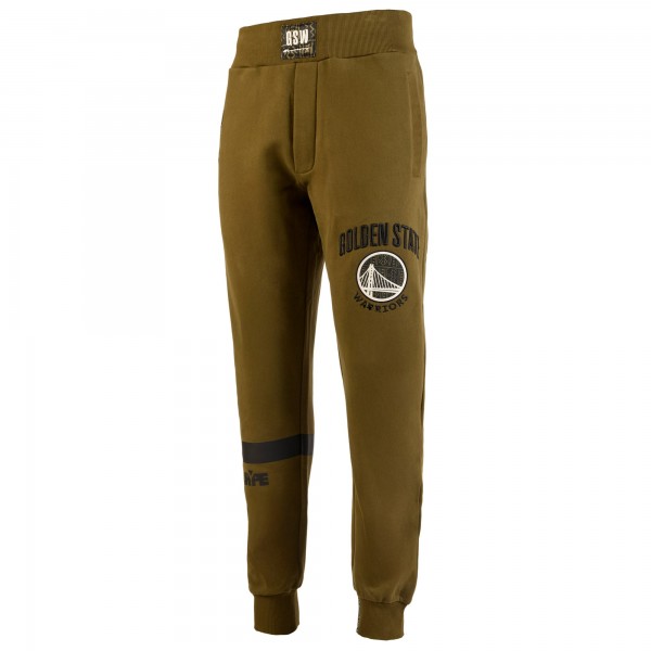 Спортивные штаны Golden State Warriors NBA x Two Hype Olive Culture & Hoops Collection Premium