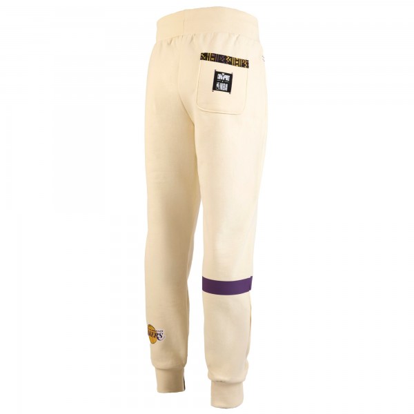 Los Angeles Lakers NBA x Two Hype Cream Culture & Hoops Collection Premium Jogger Pants