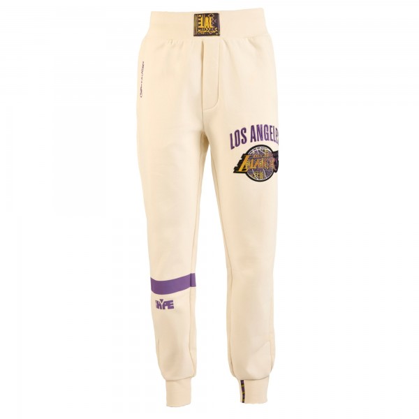 Los Angeles Lakers NBA x Two Hype Cream Culture & Hoops Collection Premium Jogger Pants