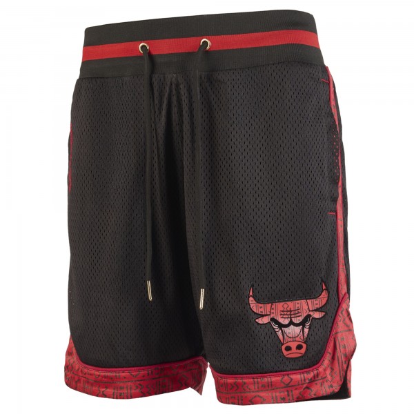 Шорты Chicago Bulls NBA x Two Hype Black Culture & Hoops Collection Premium Mesh