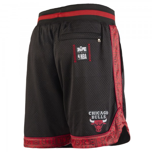 Шорты Chicago Bulls NBA x Two Hype Black Culture & Hoops Collection Premium Mesh