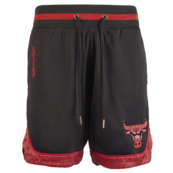 Шорты Chicago Bulls NBA x Two Hype Black Culture & Hoops Collection Premium Mesh