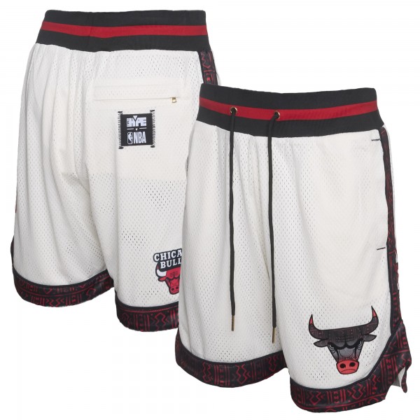 Шорты Chicago Bulls NBA x Two Hype Cream Culture & Hoops Collection Premium Mesh