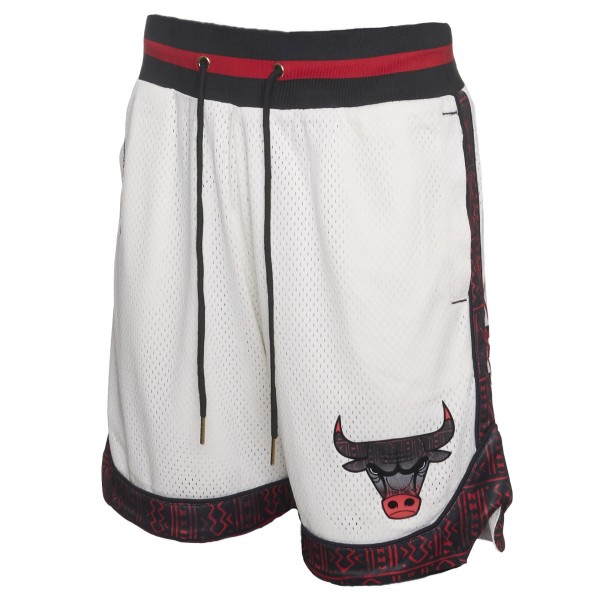 Шорты Chicago Bulls NBA x Two Hype Cream Culture & Hoops Collection Premium Mesh