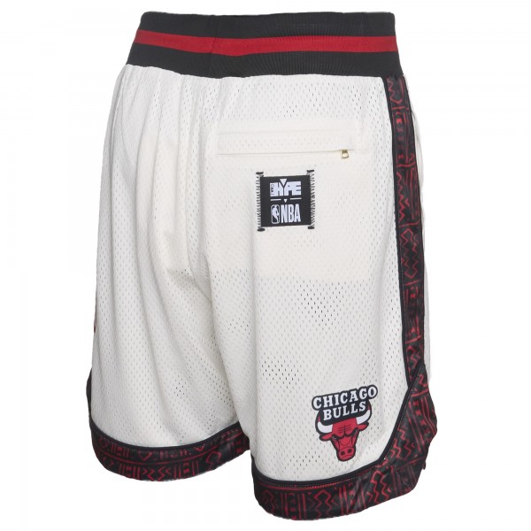 Шорты Chicago Bulls NBA x Two Hype Cream Culture & Hoops Collection Premium Mesh