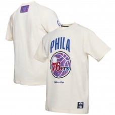 Philadelphia 76ers NBA x Two Hype Cream Culture & Hoops Collection Premium T-Shirt
