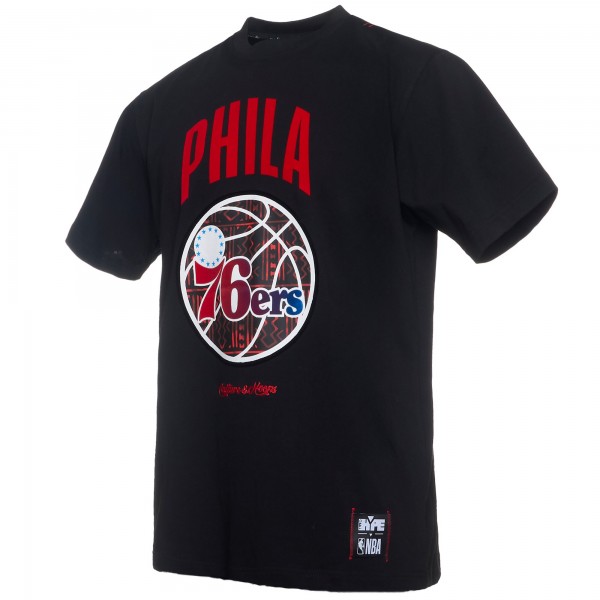 Philadelphia 76ers NBA x Two Hype Black Culture & Hoops Collection Premium T-Shirt