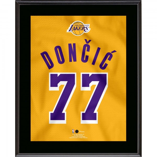 Luka Dončić Los Angeles Lakers Fanatics Authentic 10.5 x 13 Jersey Number Sublimated Player Plaque