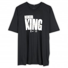 Joel Embiid Philadelphia 76ers Fanatics Authentic Player-Worn Black MLK T-Shirt from the 2024-25 NBA Season - Size 3XLT