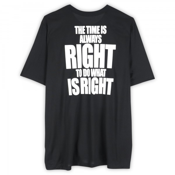 Joel Embiid Philadelphia 76ers Fanatics Authentic Player-Worn Black MLK T-Shirt from the 2024-25 NBA Season - Size 3XLT