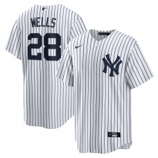 Игровая джерси New York Yankees Austin Wells Nike White Home Replica