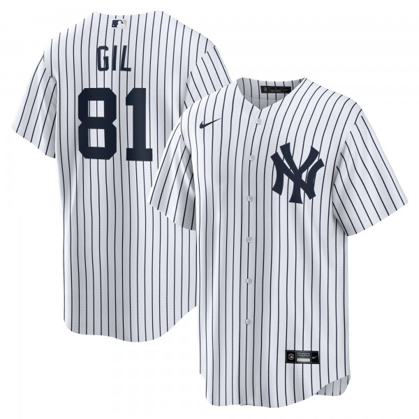 Игровая джерси New York Yankees Luis Gil Nike White Home Replica