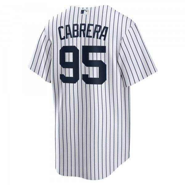 Игровая джерси New York Yankees Oswaldo Cabrera Nike White Home Replica