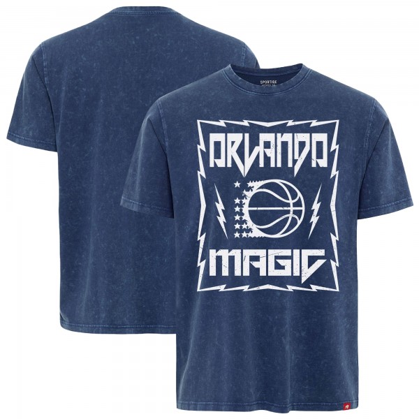 Футболка Unisex Orlando Magic Sportiqe Blue Rock & Roll Collection Angus Premium Mineral Wash
