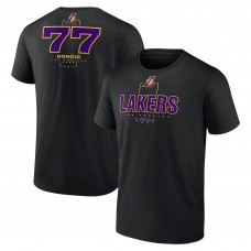 Футболка Los Angeles Lakers Luka Dončić Black Behind the Back Name & Number