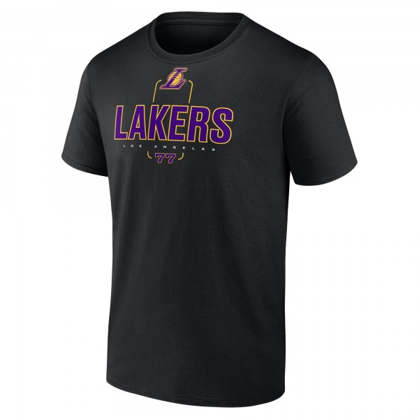 Футболка Los Angeles Lakers Luka Dončić Black Behind the Back Name & Number