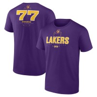 Футболка Los Angeles Lakers Luka Dončić Purple Behind the Back Name & Number