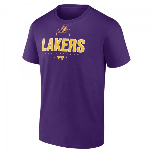 Футболка Los Angeles Lakers Luka Dončić Purple Behind the Back Name & Number