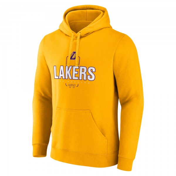 Толстовка Los Angeles Lakers Luka Dončić Fanatics Gold Icon Behind The Back Name & Number