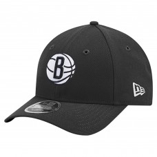 Бейсболка Brooklyn Nets New Era Black 9FORTY Stock M-Crown