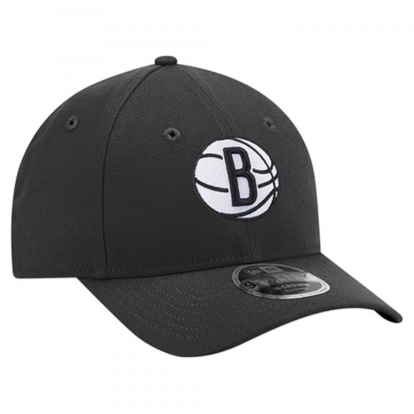 Бейсболка Brooklyn Nets New Era Black 9FORTY Stock M-Crown