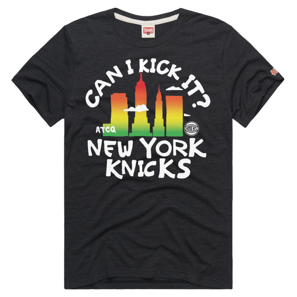 Футболка New York Knicks Charcoal A Tribe Called Quest x NBA Can I Kick It? Tri-Blend