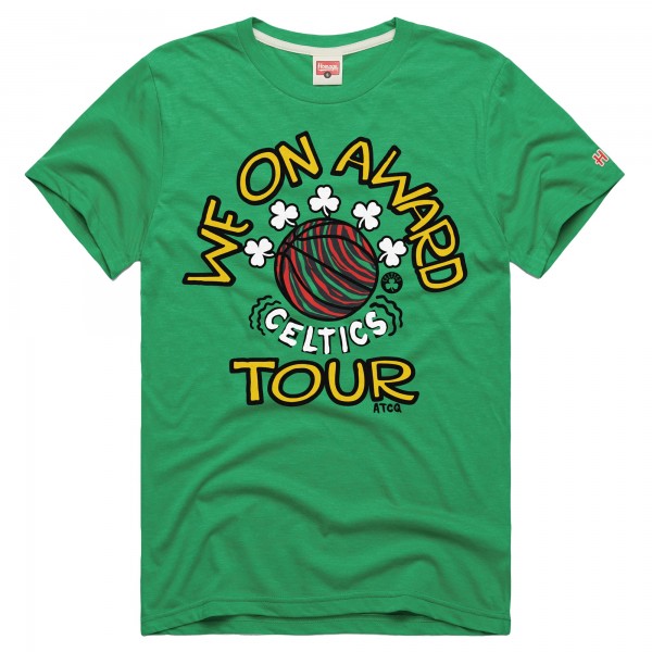 Boston Celtics Green A Tribe Called Quest x NBA We On Award Tour T-Shirt