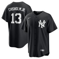Джерси New York Yankees Jazz Chisholm Jr. Nike Black Replica Player