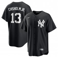 Джерси New York Yankees Jazz Chisholm Jr. Nike Black Replica Player