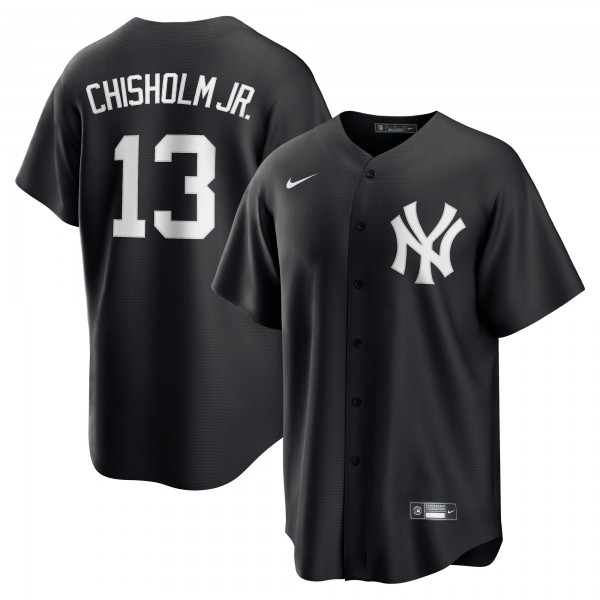 Джерси New York Yankees Jazz Chisholm Jr. Nike Black Replica Player