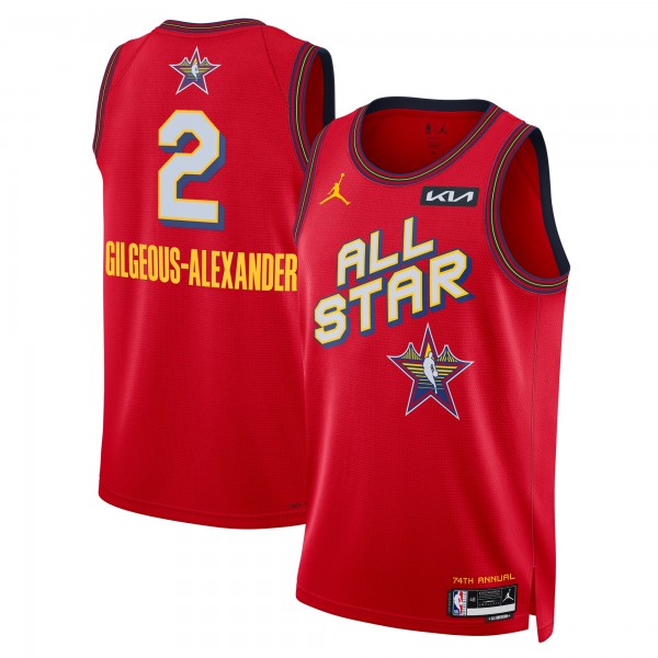 Джерси Unisex Shai Gilgeous-Alexander Nike Red 2025 NBA All-Star Game Swingman Player