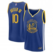 Подростковая Golden State Warriors Jimmy Butler III Fanatics Royal Fast Break Replica Player Jersey - Icon Edition
