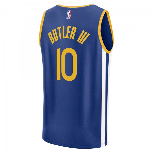 Подростковая Golden State Warriors Jimmy Butler III Fanatics Royal Fast Break Replica Player Jersey - Icon Edition
