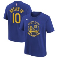 Футболка Подростковая Golden State Warriors Jimmy Butler III Nike Royal Icon Edition Name & Number